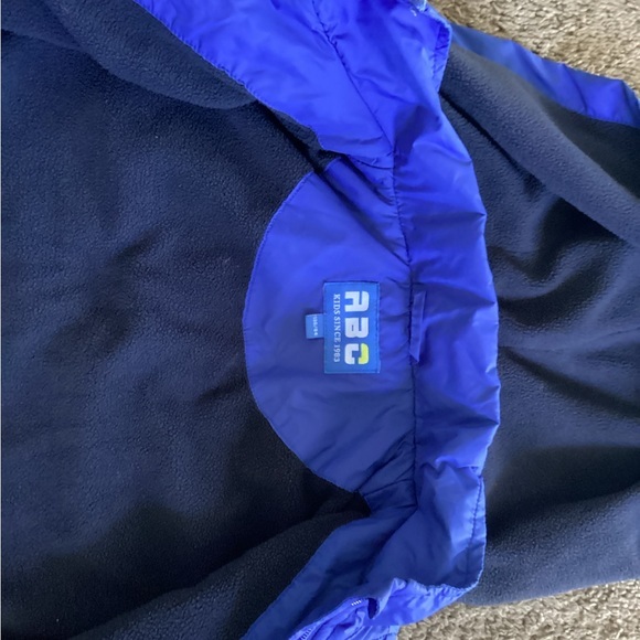 ABC kids Blue and Yellow Jacket‎ padded front jipper with a hood. - Picture 15 of 16